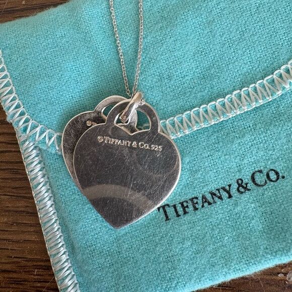 Tiffany & Co. Double Heart Necklace - Picture 3 of 7